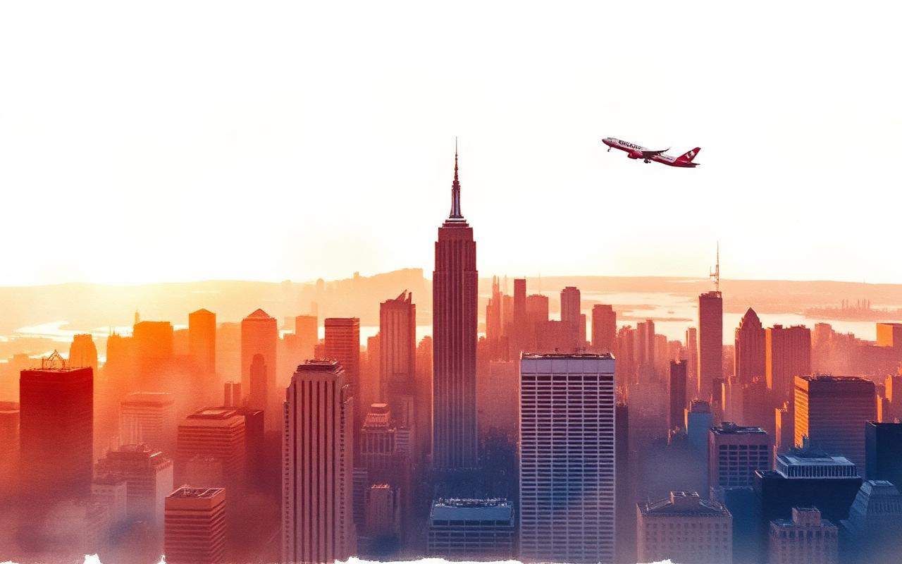 New York City at golden hour